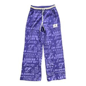 Womens NBA Los Angeles Lakers Purple Wide Leg Sweatpants - Sz XS